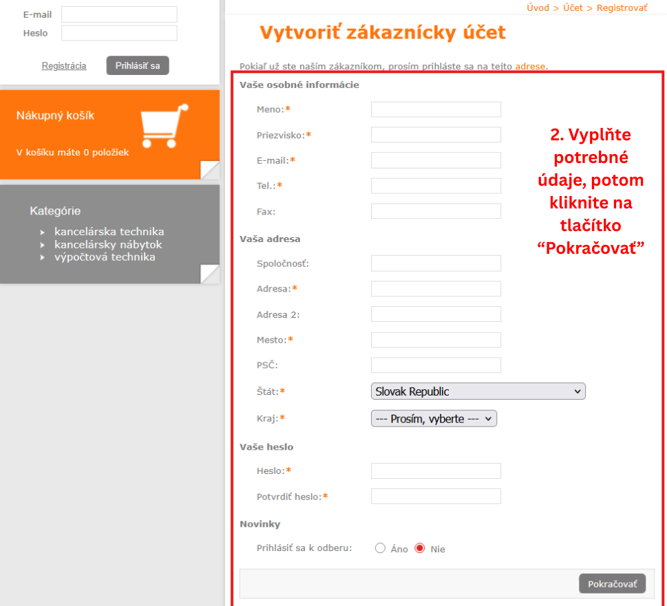 Krok 2 – filtrovanie