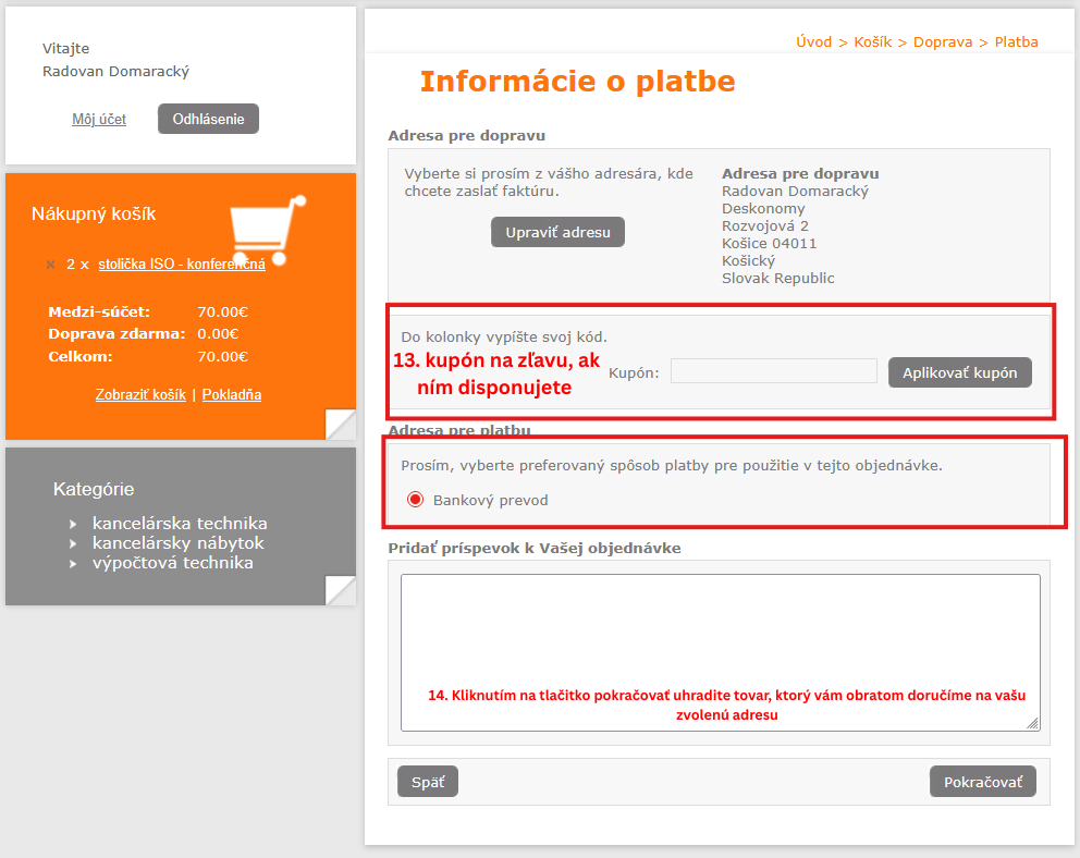 Krok 9 – potvrdenie