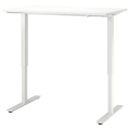 Nastaviteľný stôl TROTTEN biely