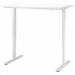 Nastaviteľný stôl TROTTEN biely