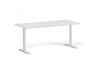 Posúvateľný kancelársky stôl ErgoDesk biela