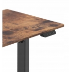 Elektricky nastaviteľný písací stôl Spacetronik Moris 140 drevo/čierny