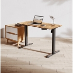 Elektricky nastaviteľný písací stôl Spacetronik Moris 140 drevo/čierny