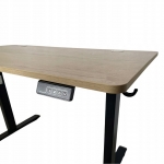 Elektrický zdvíhací stôl 120 x 60 cm s reguláciou výšky, 72-118 cm, dub