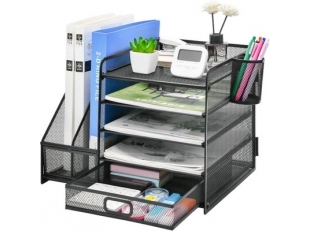 Organizér na dokumenty a písacie potreby DIY čierny