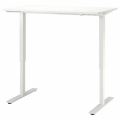 Nastaviteľný stôl TROTTEN biely